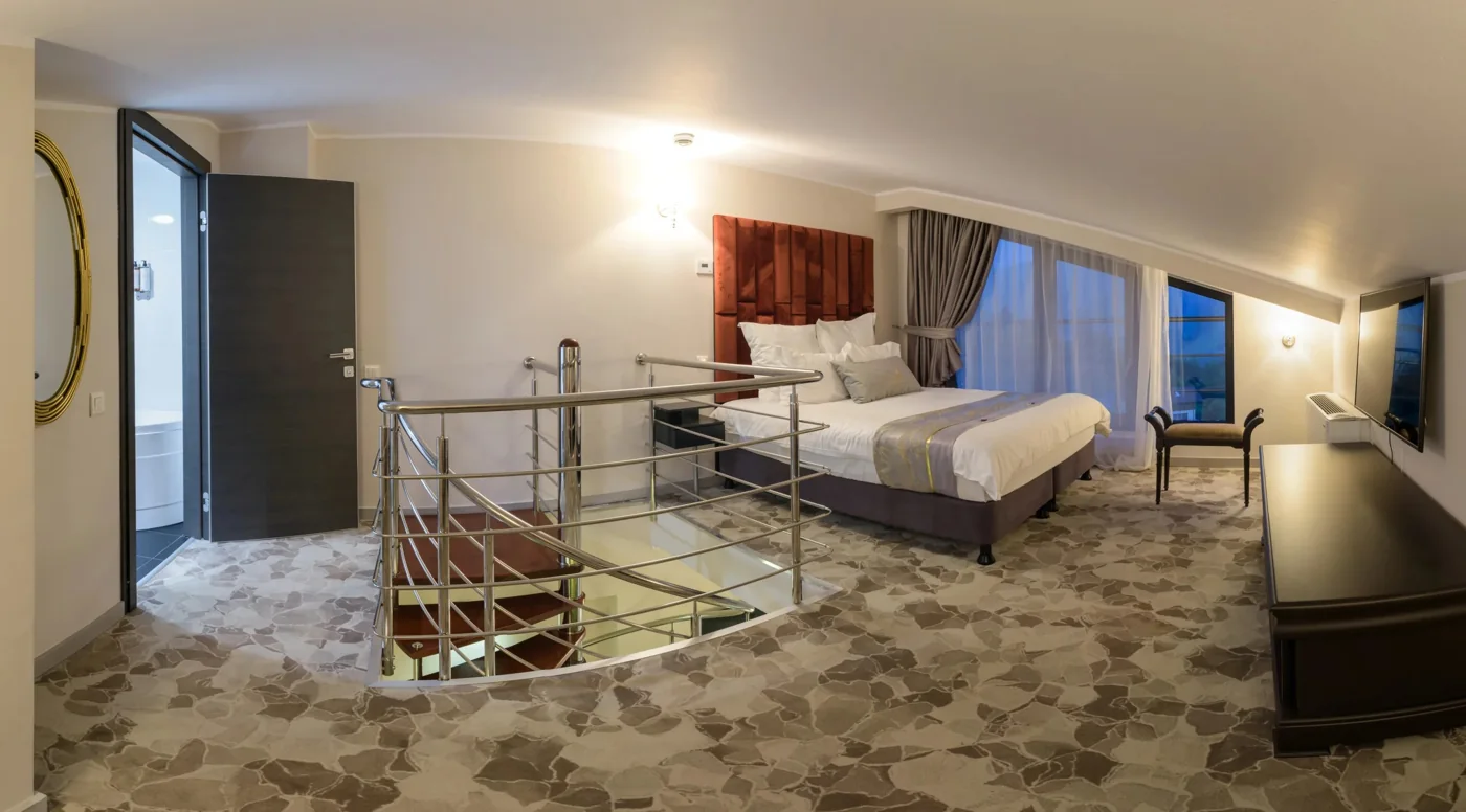 Apartament cu scară interioară